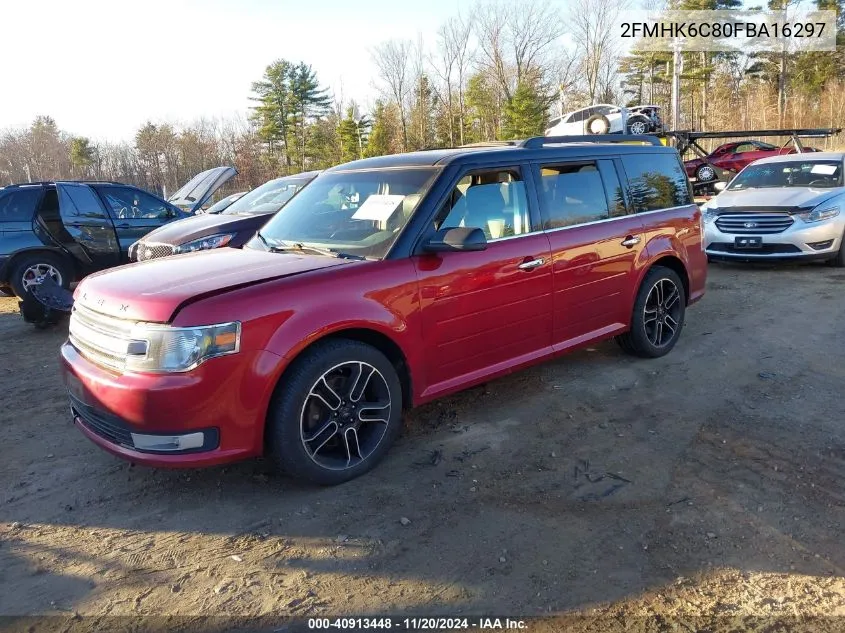 2015 Ford Flex Sel VIN: 2FMHK6C80FBA16297 Lot: 40913448