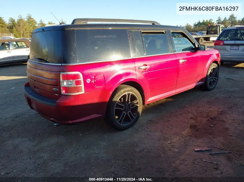 2015 Ford Flex Sel VIN: 2FMHK6C80FBA16297 Lot: 40913448