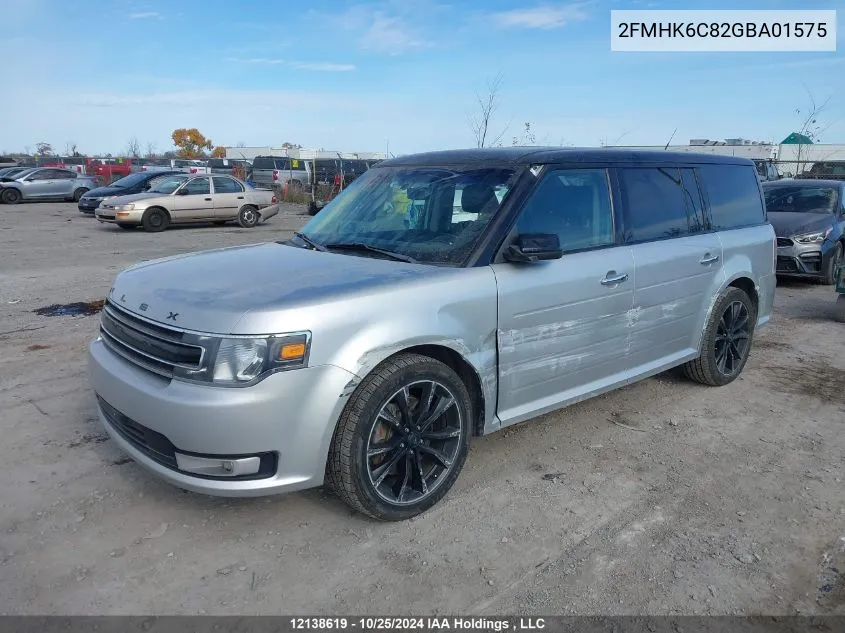 2016 Ford Flex Sel VIN: 2FMHK6C82GBA01575 Lot: 12138619