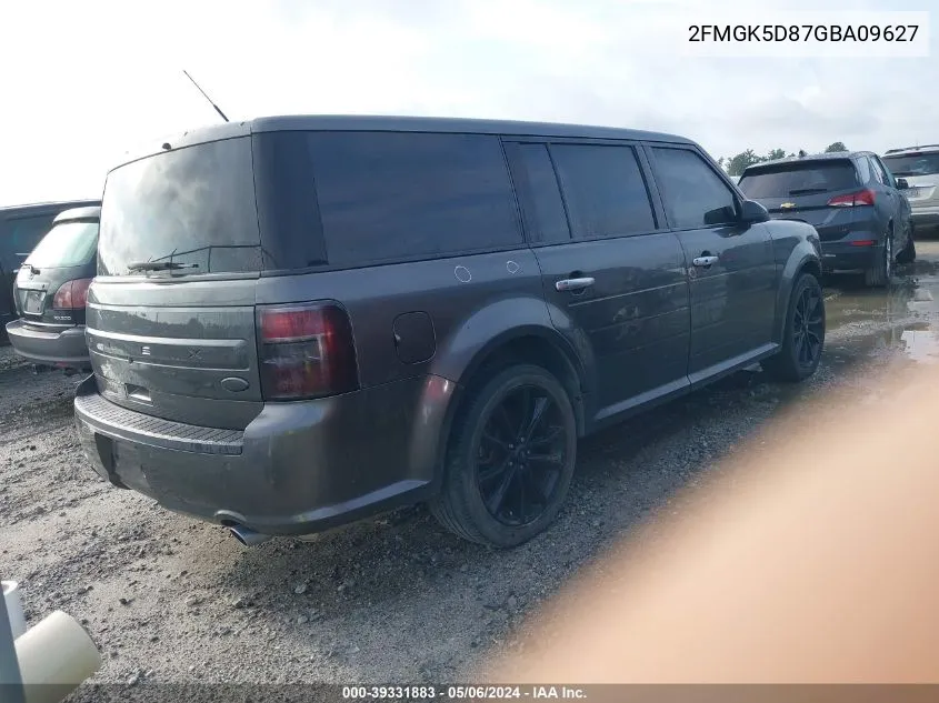 2016 Ford Flex Limited VIN: 2FMGK5D87GBA09627 Lot: 39331883