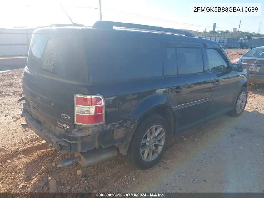 2FMGK5B88GBA10689 2016 Ford Flex Se