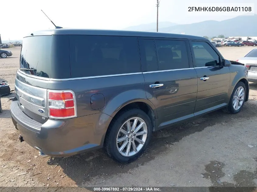 2FMHK6D86GBA01108 2016 Ford Flex Limited