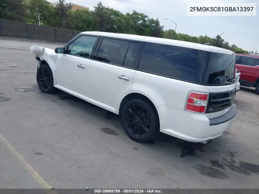 2FMGK5C81GBA13397 2016 Ford Flex Sel