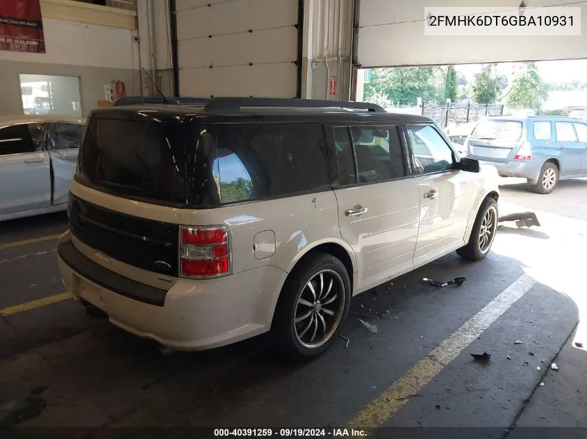 2016 Ford Flex Limited VIN: 2FMHK6DT6GBA10931 Lot: 40391259