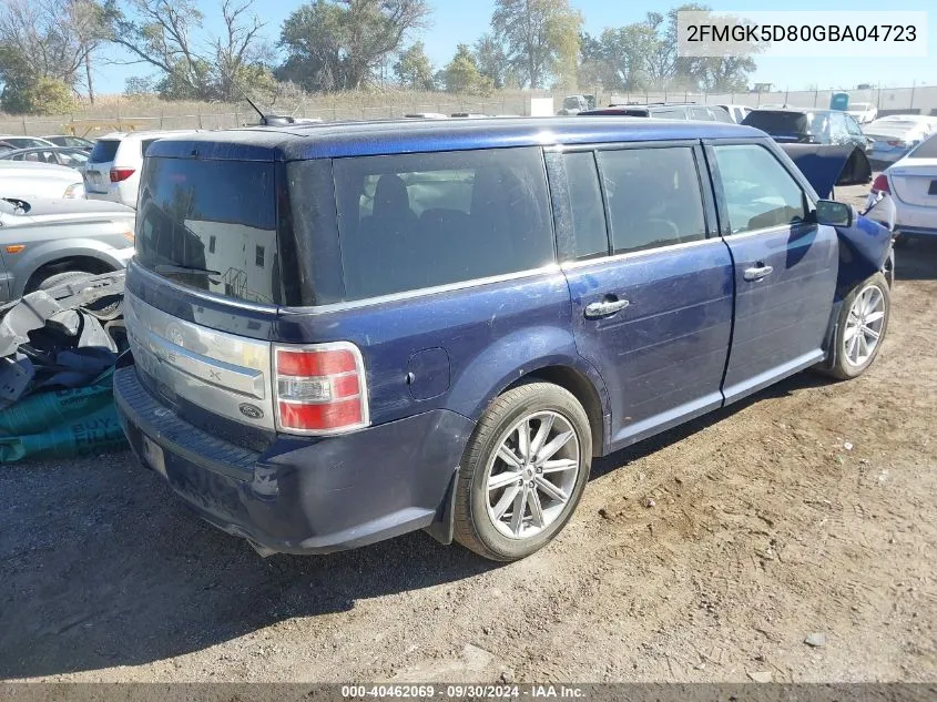 2016 Ford Flex Limited VIN: 2FMGK5D80GBA04723 Lot: 40462069