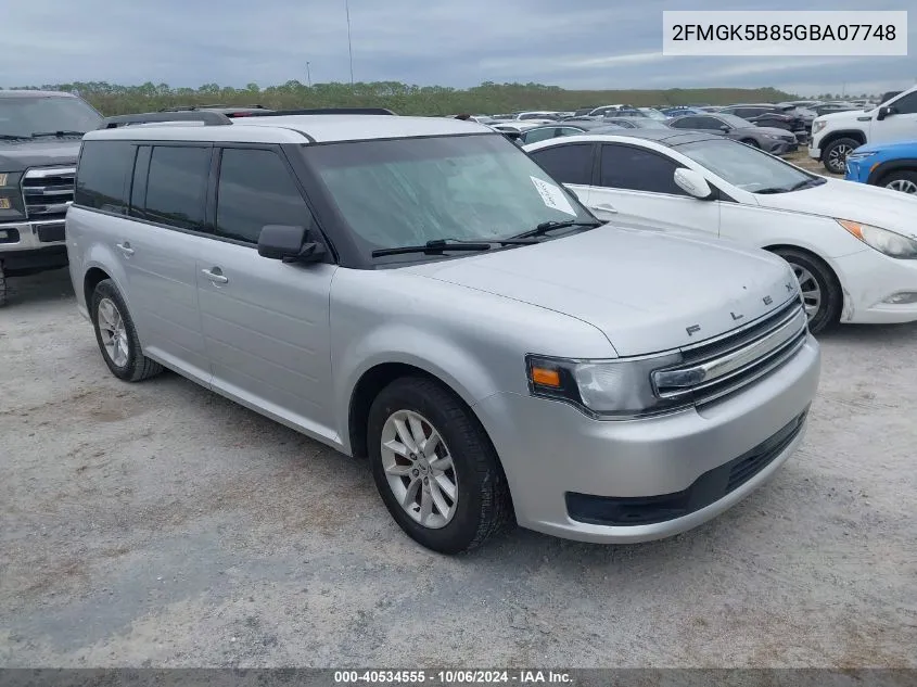 2016 Ford Flex Se VIN: 2FMGK5B85GBA07748 Lot: 40534555