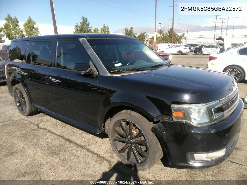 2016 Ford Flex Sel VIN: 2FMGK5C85GBA22572 Lot: 40685380