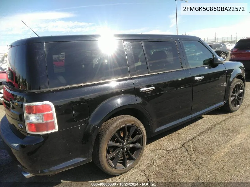 2016 Ford Flex Sel VIN: 2FMGK5C85GBA22572 Lot: 40685380