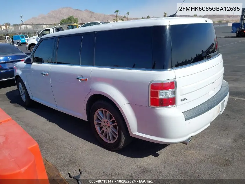 2016 Ford Flex Sel VIN: 2FMHK6C85GBA12635 Lot: 40715147