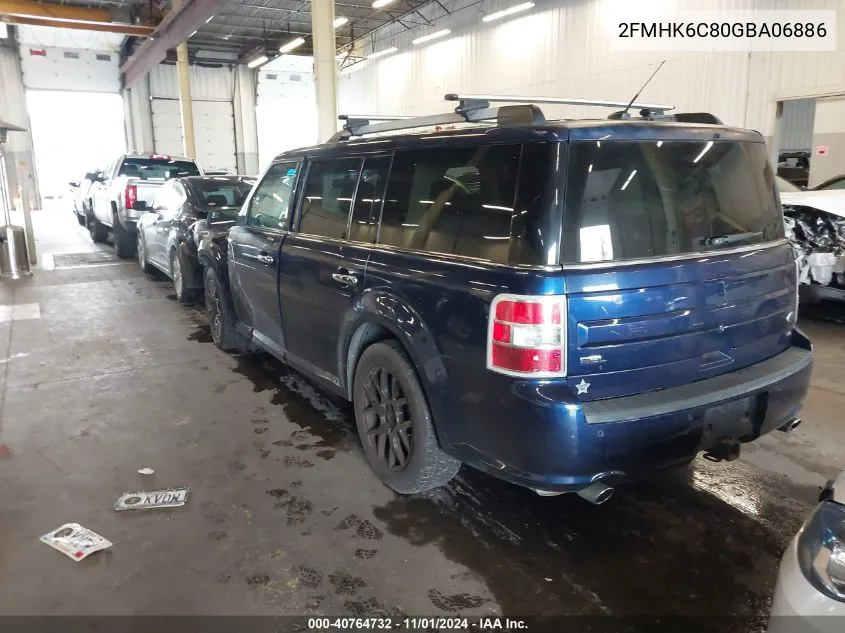 2FMHK6C80GBA06886 2016 Ford Flex Sel