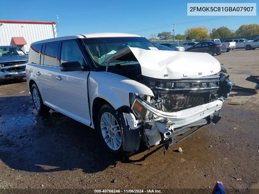 2016 Ford Flex Sel VIN: 2FMGK5C81GBA07907 Lot: 40766246