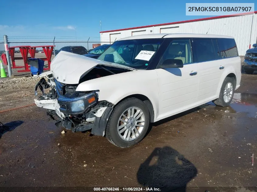 2016 Ford Flex Sel VIN: 2FMGK5C81GBA07907 Lot: 40766246