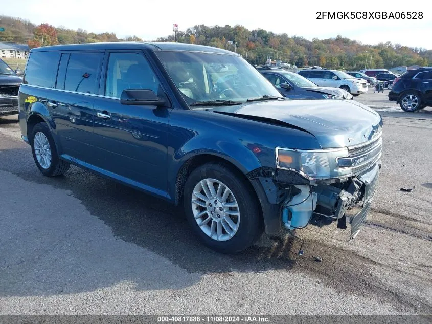 2016 Ford Flex Sel VIN: 2FMGK5C8XGBA06528 Lot: 40817688