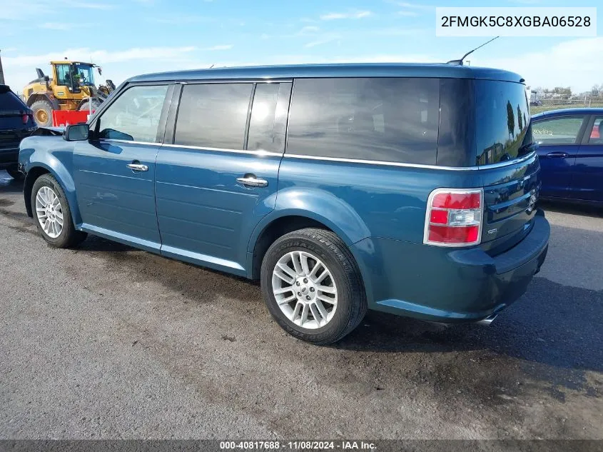 2016 Ford Flex Sel VIN: 2FMGK5C8XGBA06528 Lot: 40817688