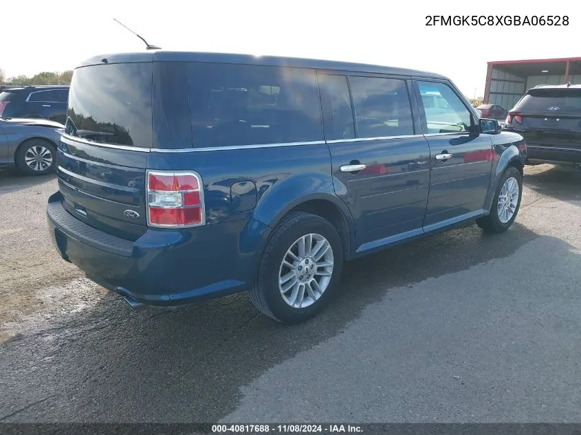 2016 Ford Flex Sel VIN: 2FMGK5C8XGBA06528 Lot: 40817688