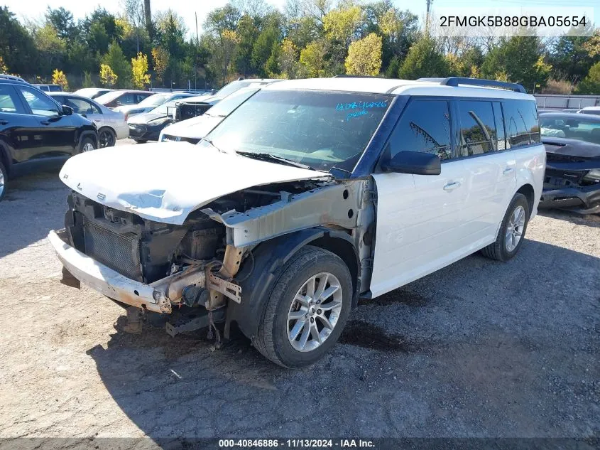 2016 Ford Flex Se VIN: 2FMGK5B88GBA05654 Lot: 40846886