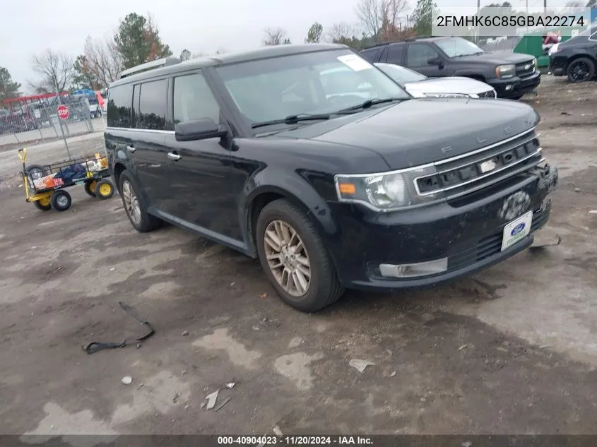 2016 Ford Flex Sel VIN: 2FMHK6C85GBA22274 Lot: 40904023