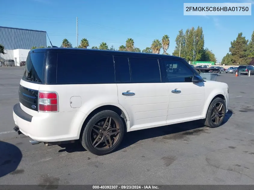 2017 Ford Flex Sel VIN: 2FMGK5C86HBA01750 Lot: 40392307