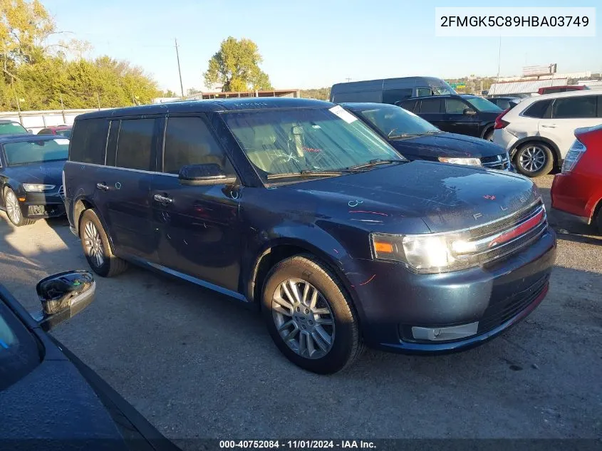 2017 Ford Flex Sel VIN: 2FMGK5C89HBA03749 Lot: 40752084