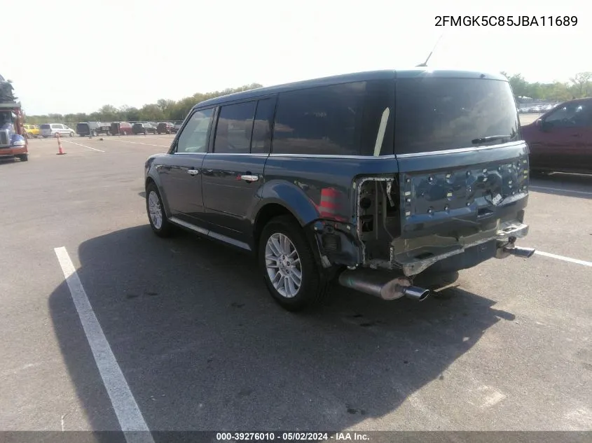 2018 Ford Flex Sel VIN: 2FMGK5C85JBA11689 Lot: 39276010