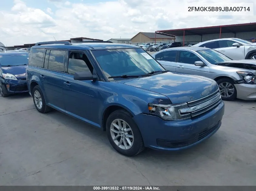 2018 Ford Flex Se VIN: 2FMGK5B89JBA00714 Lot: 39913532