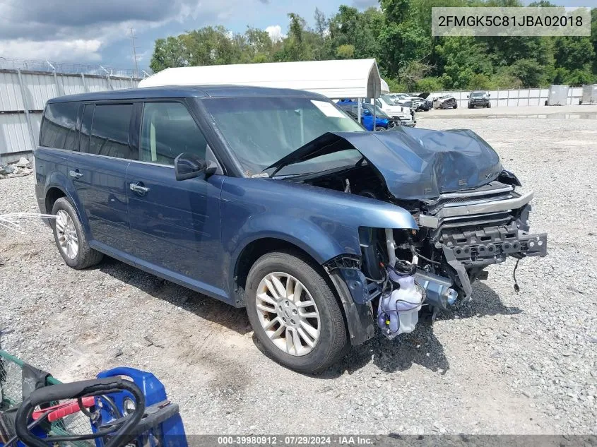 2FMGK5C81JBA02018 2018 Ford Flex Sel