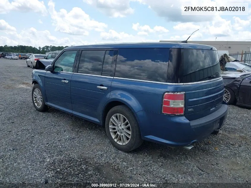 2FMGK5C81JBA02018 2018 Ford Flex Sel