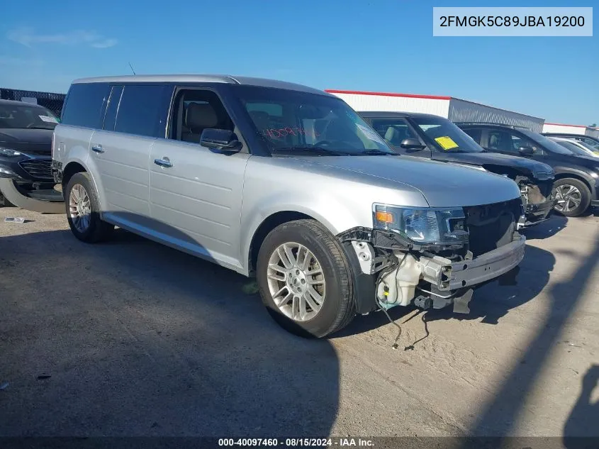 2018 Ford Flex Sel VIN: 2FMGK5C89JBA19200 Lot: 40097460