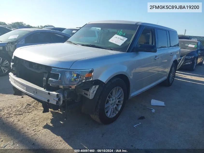 2FMGK5C89JBA19200 2018 Ford Flex Sel