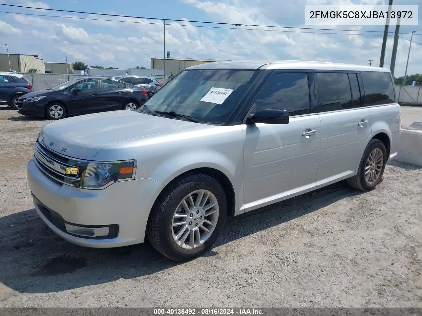 2FMGK5C8XJBA13972 2018 Ford Flex Sel