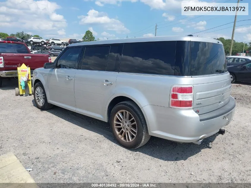 2FMGK5C8XJBA13972 2018 Ford Flex Sel