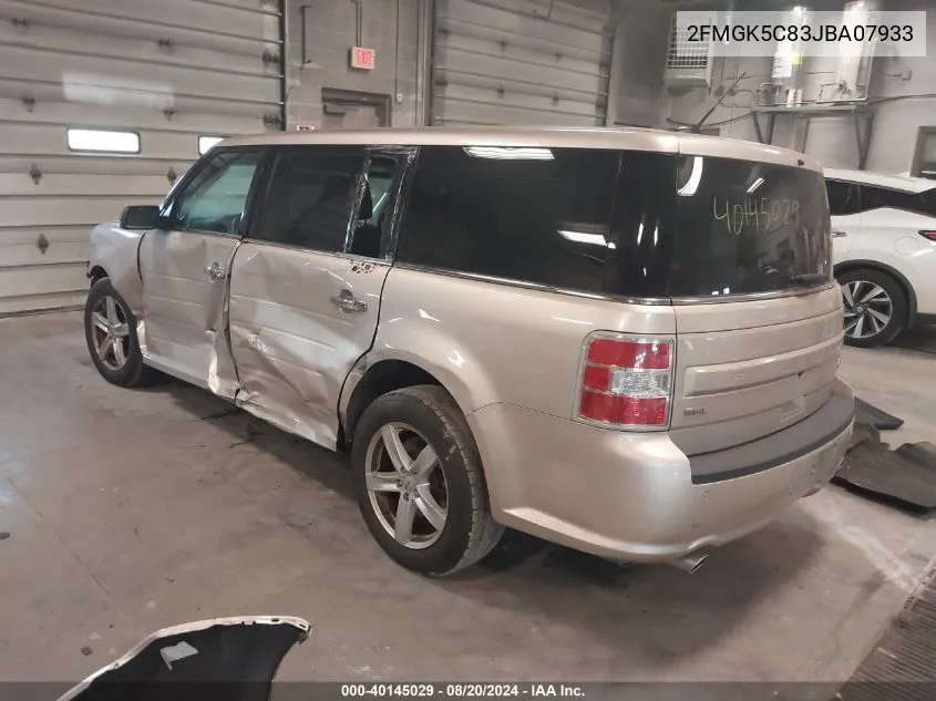 2018 Ford Flex Sel VIN: 2FMGK5C83JBA07933 Lot: 40145029