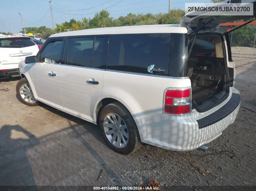 2FMGK5C85JBA12700 2018 Ford Flex Sel