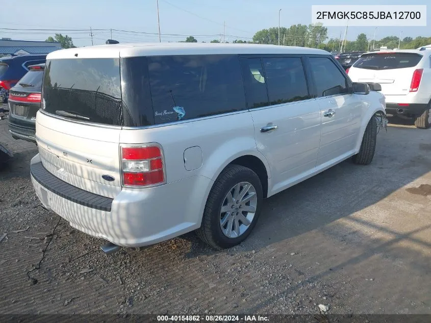 2FMGK5C85JBA12700 2018 Ford Flex Sel