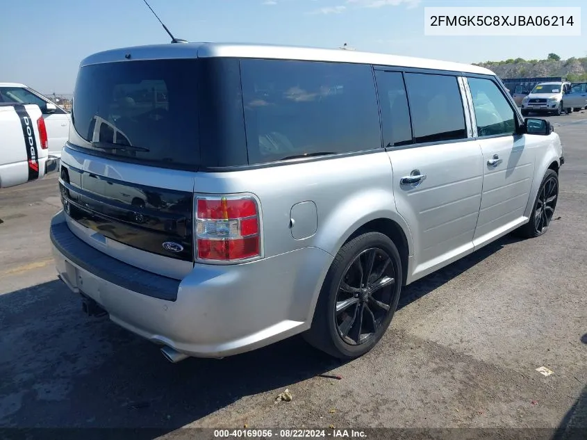 2018 Ford Flex Sel VIN: 2FMGK5C8XJBA06214 Lot: 40169056