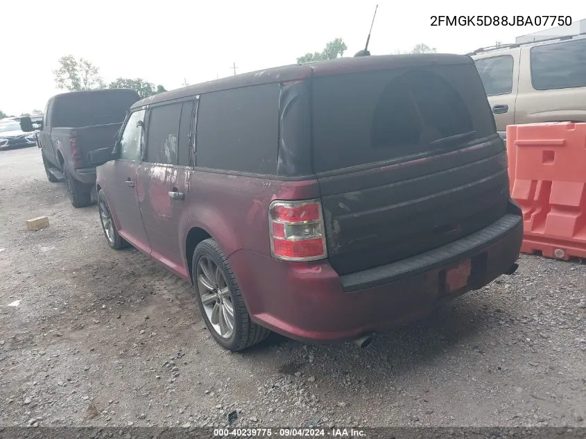 2FMGK5D88JBA07750 2018 Ford Flex Limited