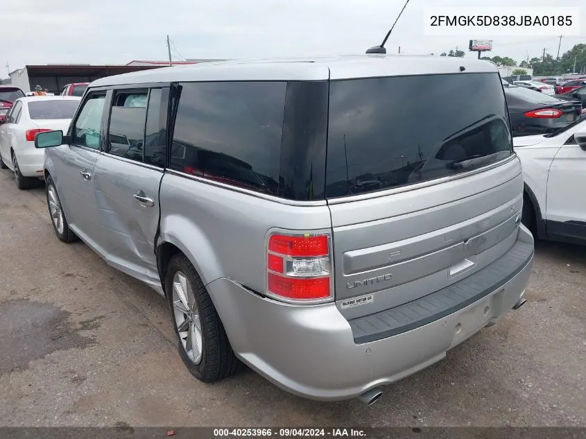 2FMGK5D838JBA0185 2018 Ford Flex