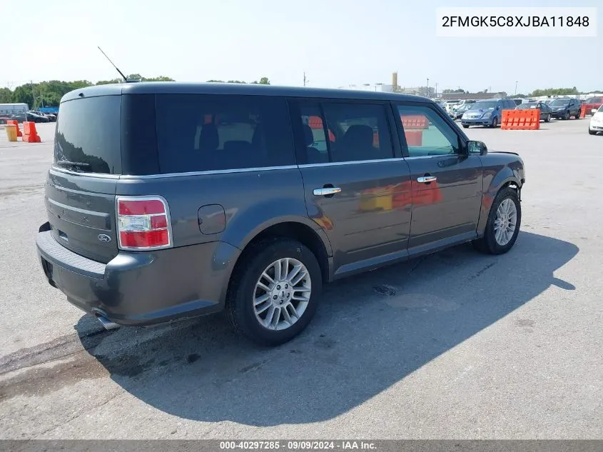 2018 Ford Flex Sel VIN: 2FMGK5C8XJBA11848 Lot: 40297285