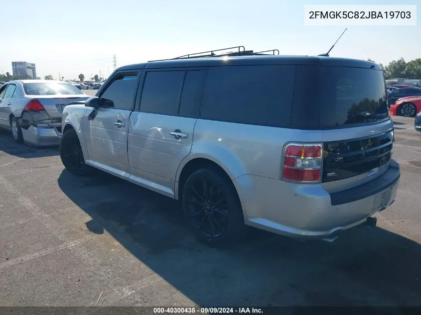 2018 Ford Flex Sel VIN: 2FMGK5C82JBA19703 Lot: 40300435