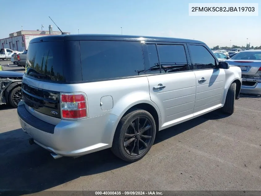 2018 Ford Flex Sel VIN: 2FMGK5C82JBA19703 Lot: 40300435