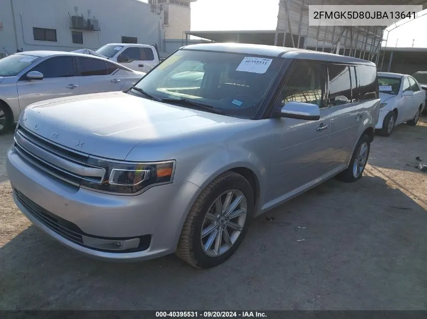 2018 Ford Flex Limited VIN: 2FMGK5D80JBA13641 Lot: 40395531