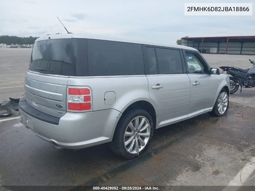 2018 Ford Flex Limited VIN: 2FMHK6D82JBA18866 Lot: 40429052