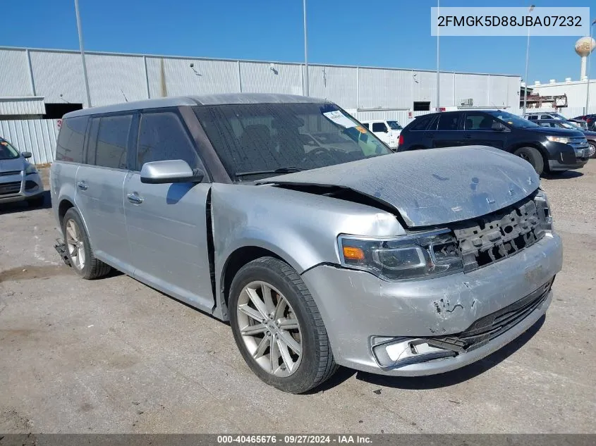 2018 Ford Flex Limited VIN: 2FMGK5D88JBA07232 Lot: 40465676