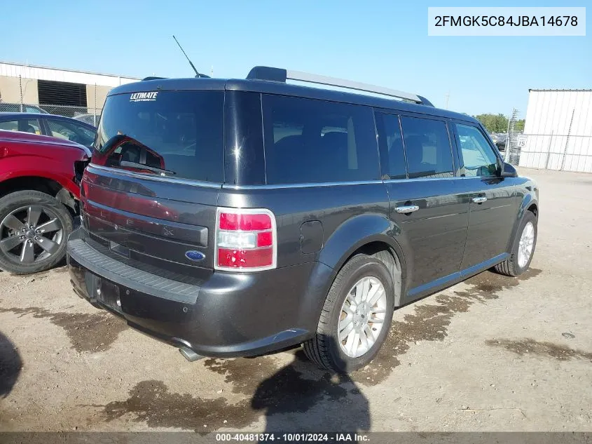 2018 Ford Flex Sel VIN: 2FMGK5C84JBA14678 Lot: 40481374