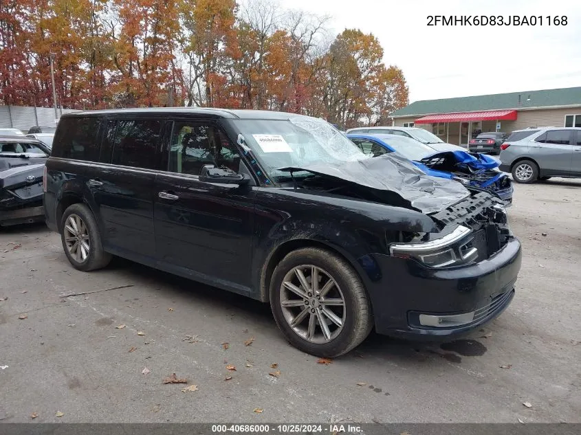 2018 Ford Flex Limited VIN: 2FMHK6D83JBA01168 Lot: 40686000