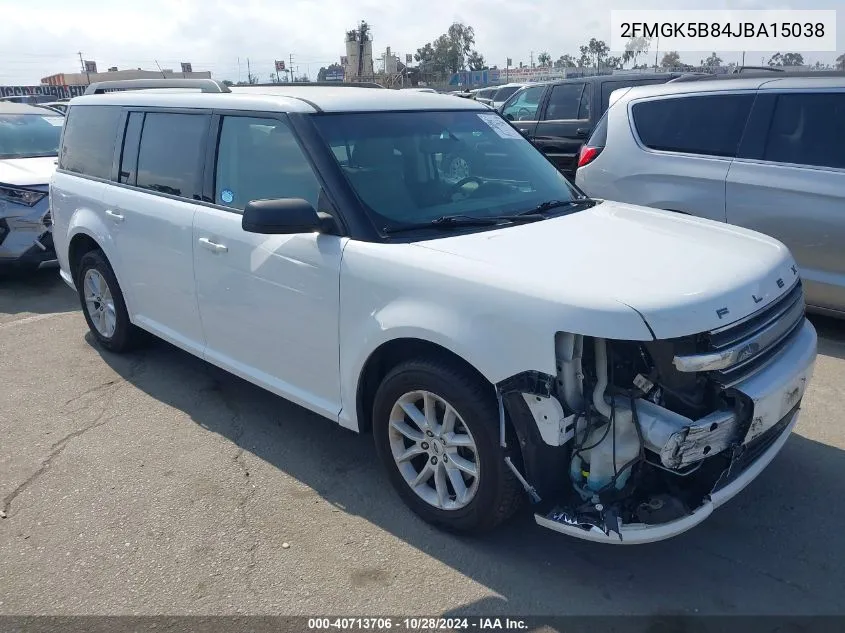 2018 Ford Flex Se VIN: 2FMGK5B84JBA15038 Lot: 40713706