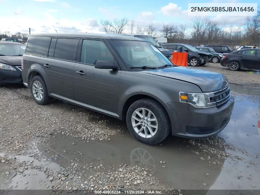 2018 Ford Flex Se VIN: 2FMGK5B85JBA16456 Lot: 40905224