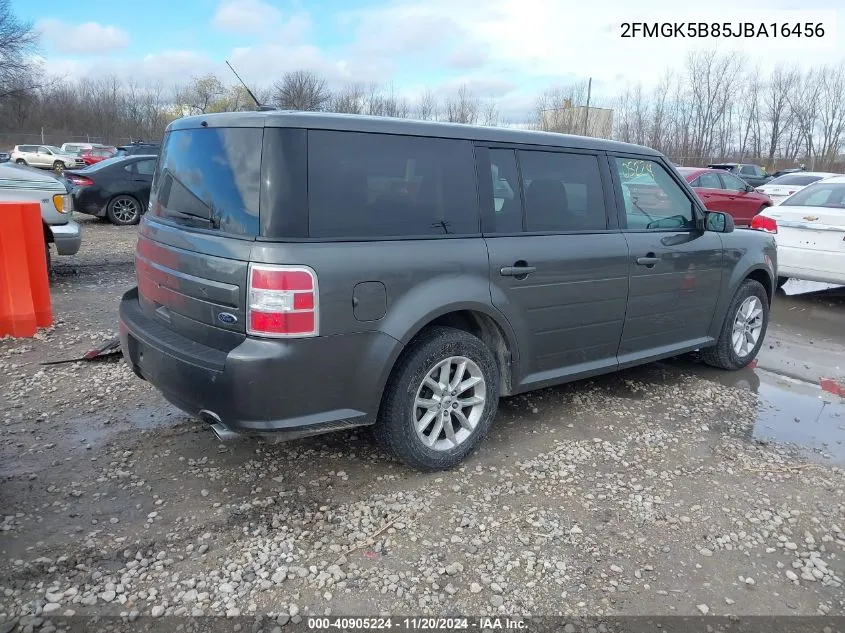 2018 Ford Flex Se VIN: 2FMGK5B85JBA16456 Lot: 40905224