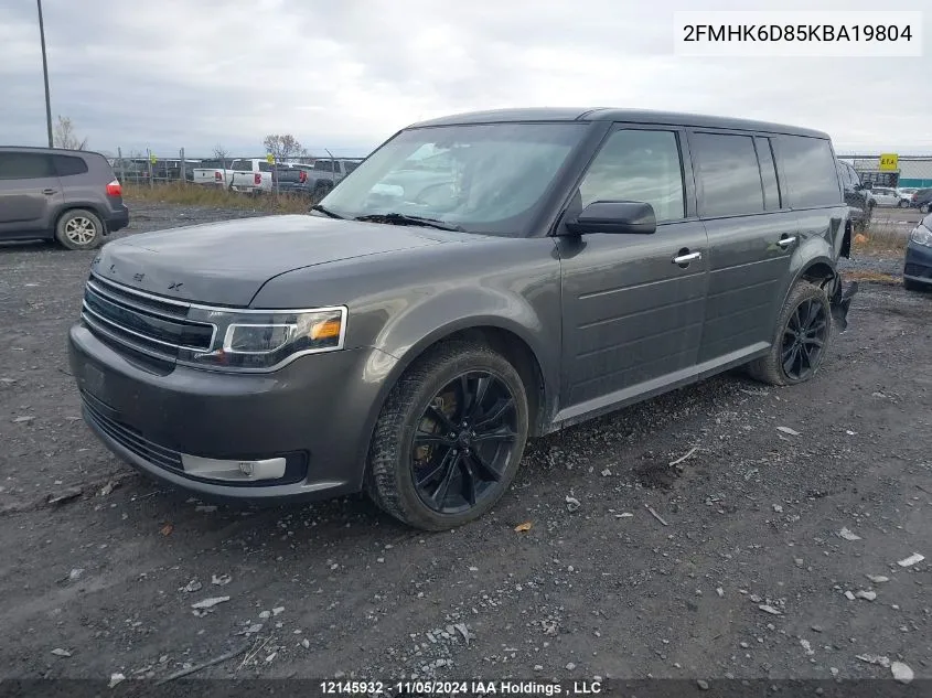 2019 Ford Flex Limited VIN: 2FMHK6D85KBA19804 Lot: 12145932