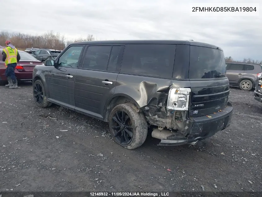 2019 Ford Flex Limited VIN: 2FMHK6D85KBA19804 Lot: 12145932